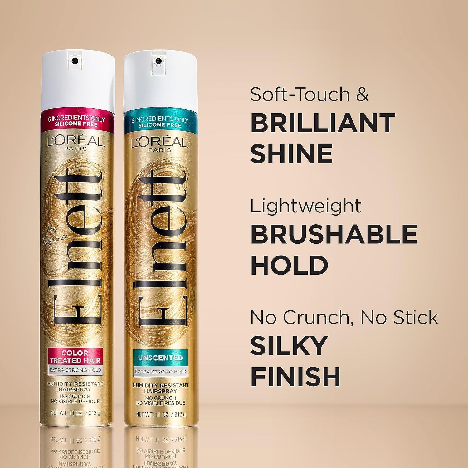 Spray Fijador Extra Fuerte L'Oreal Paris Elnett 311g x2 Sin Fragancia