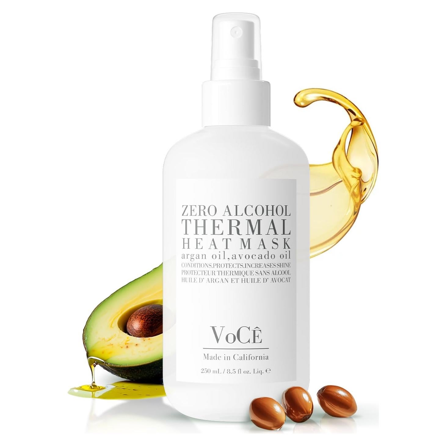 Spray Protector Térmico Vegano VoCé 250 ml - Anti-Frizz