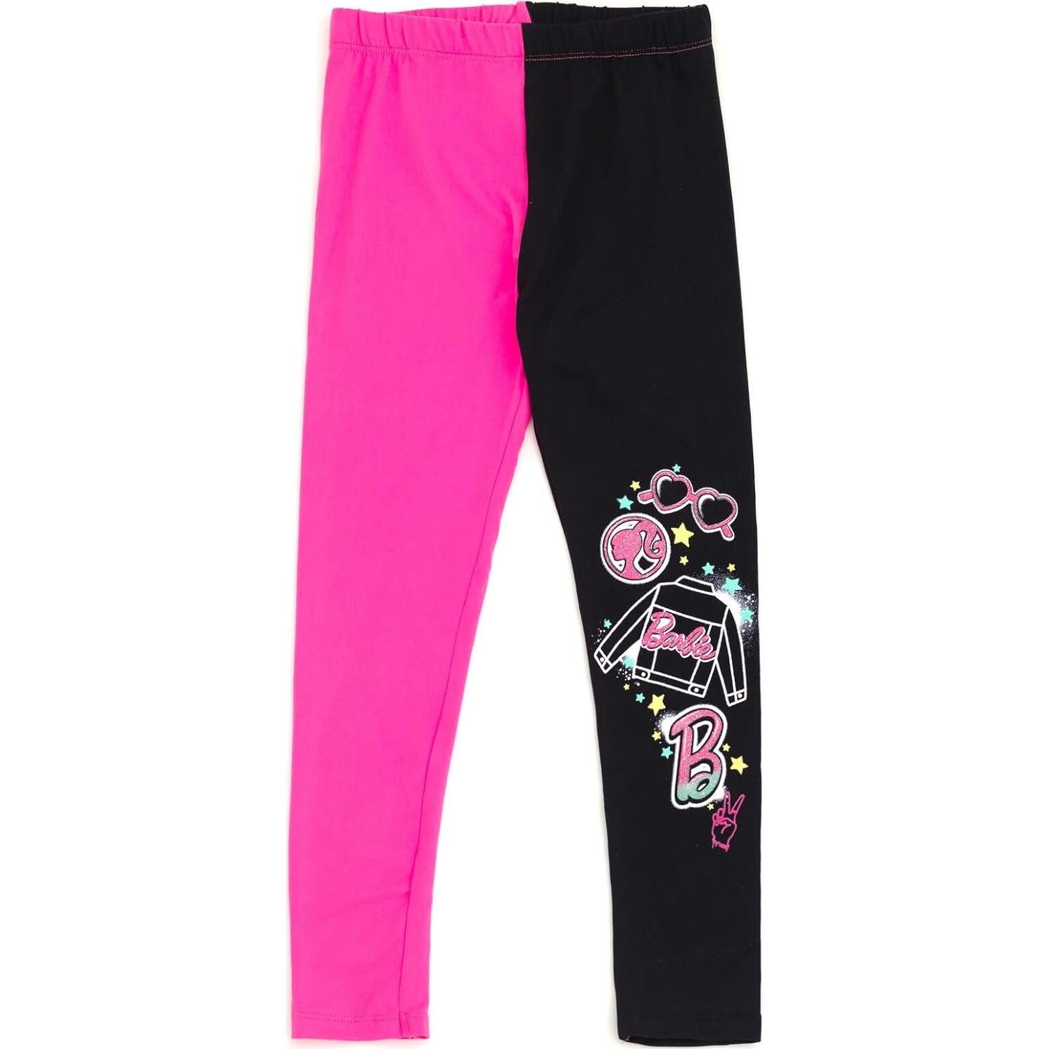 Conjunto camiseta y leggings Barbie para niñas 2T-16 años