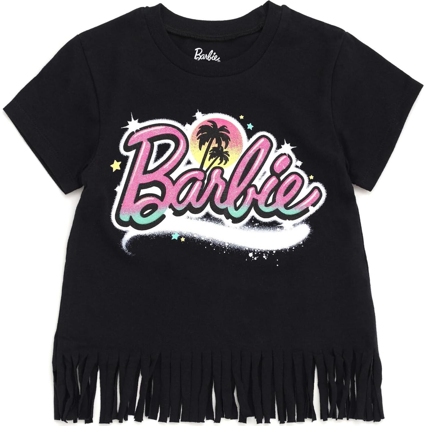 Conjunto camiseta y leggings Barbie para niñas 2T-16
