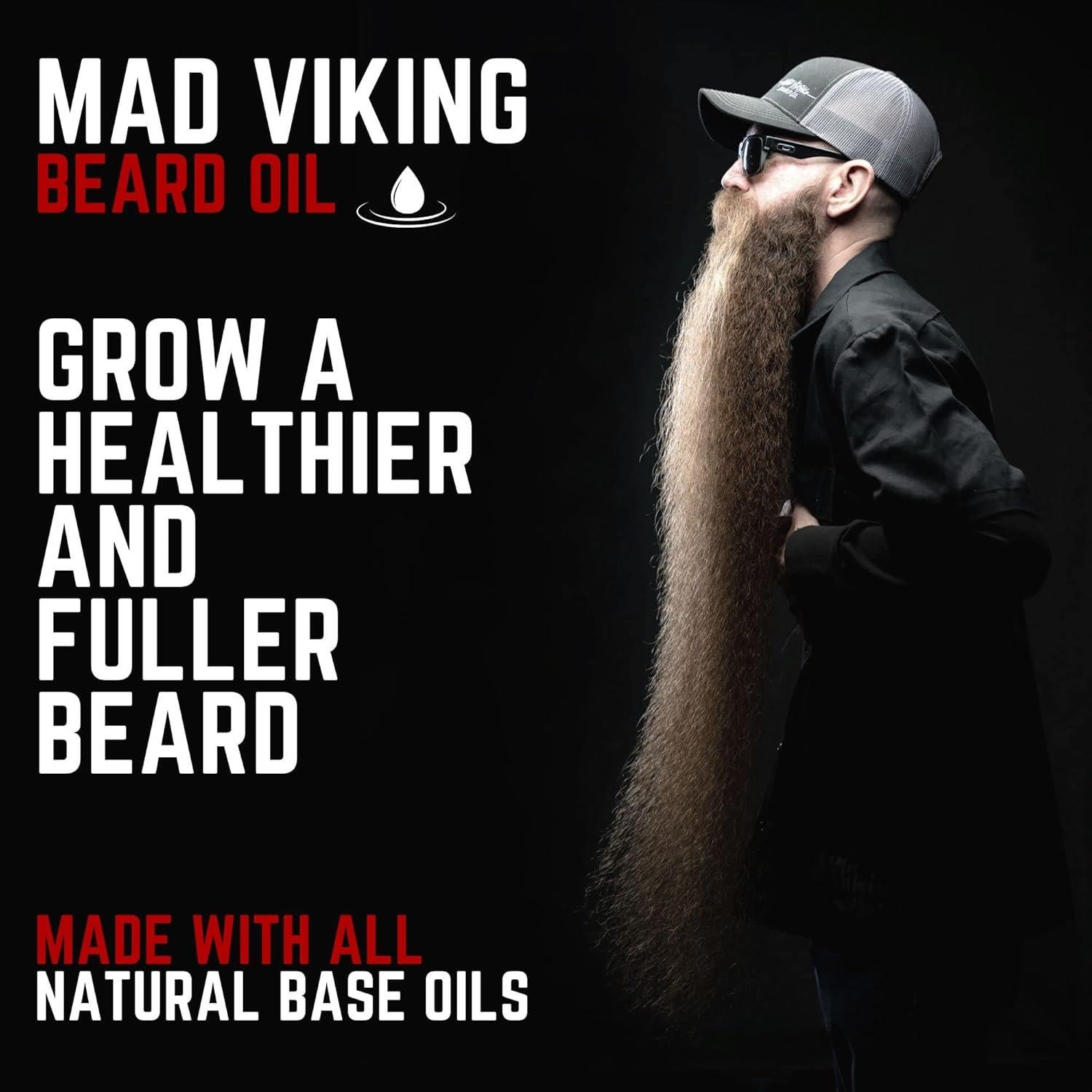 Aceite para Barba Mad Viking Fenrir 56.7g - Hidrata y Suaviza