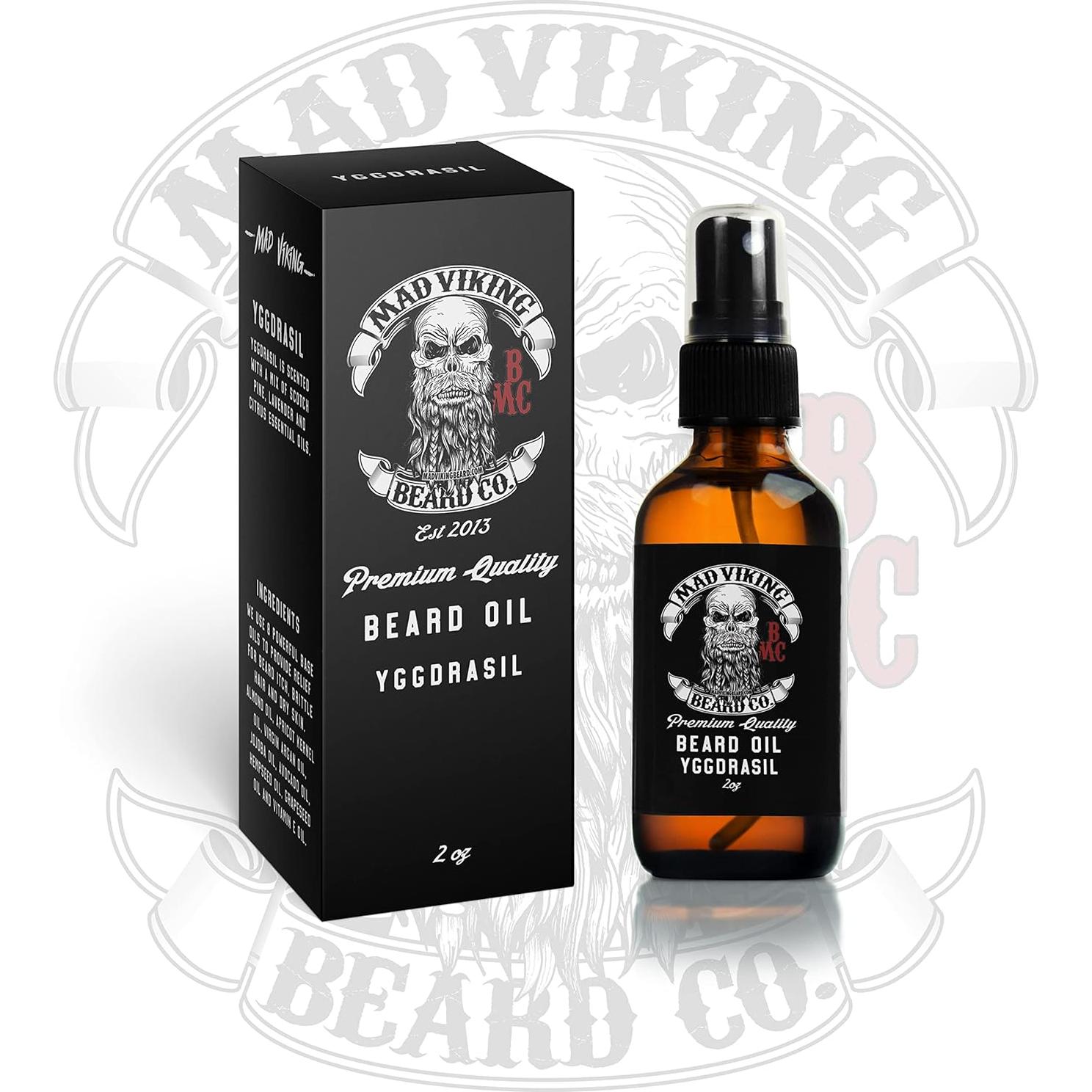 Aceite para Barba Mad Viking Fenrir 56.7g - Hidrata y Suaviza