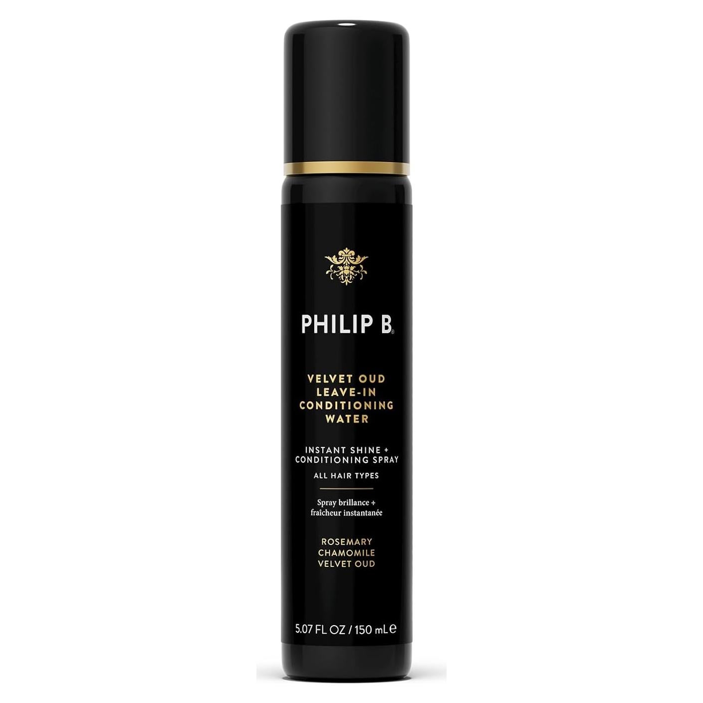Acondicionador Sin Enjuague PHILIP B. Velvet Oud 150 ml - Spray Brillo