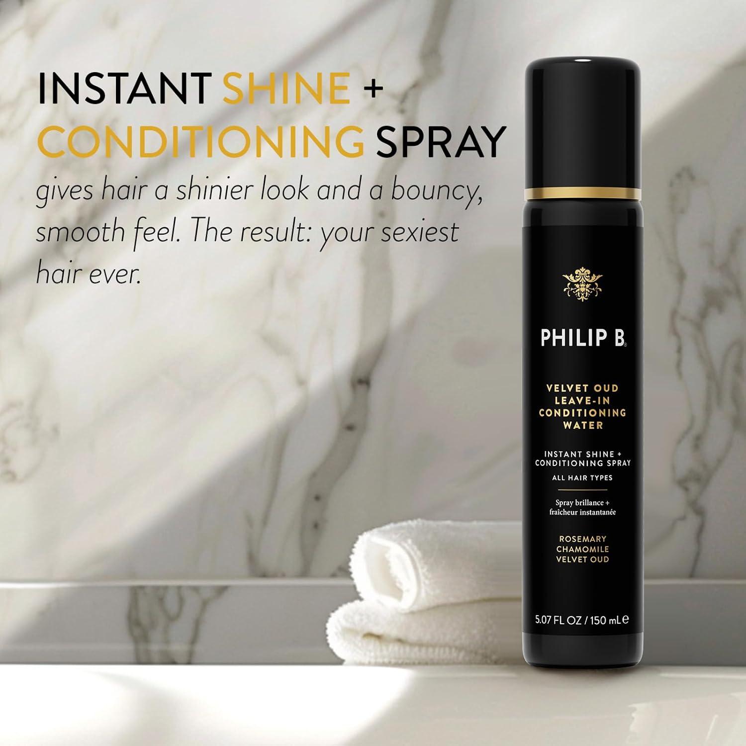 Acondicionador Sin Enjuague PHILIP B. Velvet Oud 150 ml - Spray Brillo