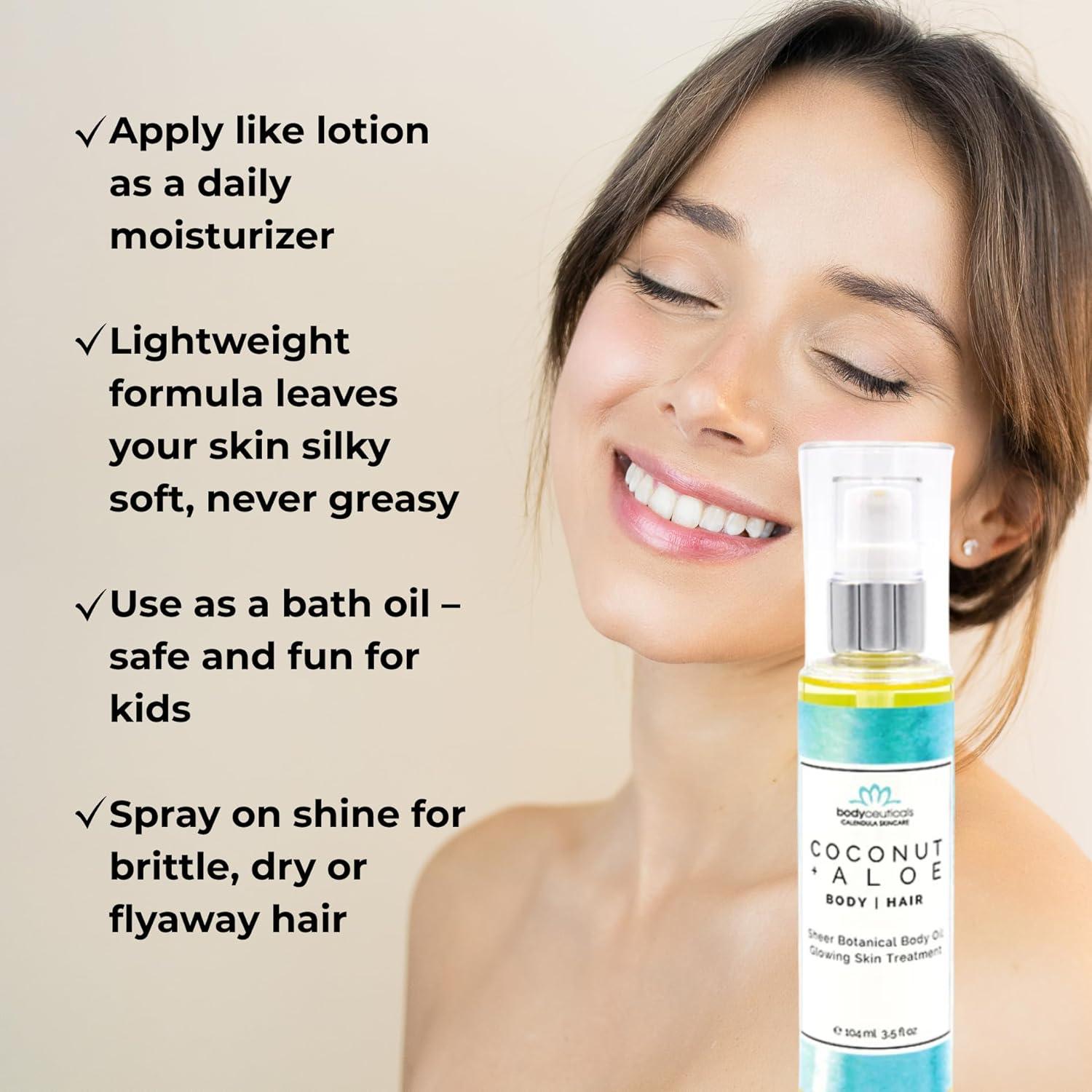 Aceite Corporal en Spray Bodyceuticals Coco y Aloe 103.5 ml