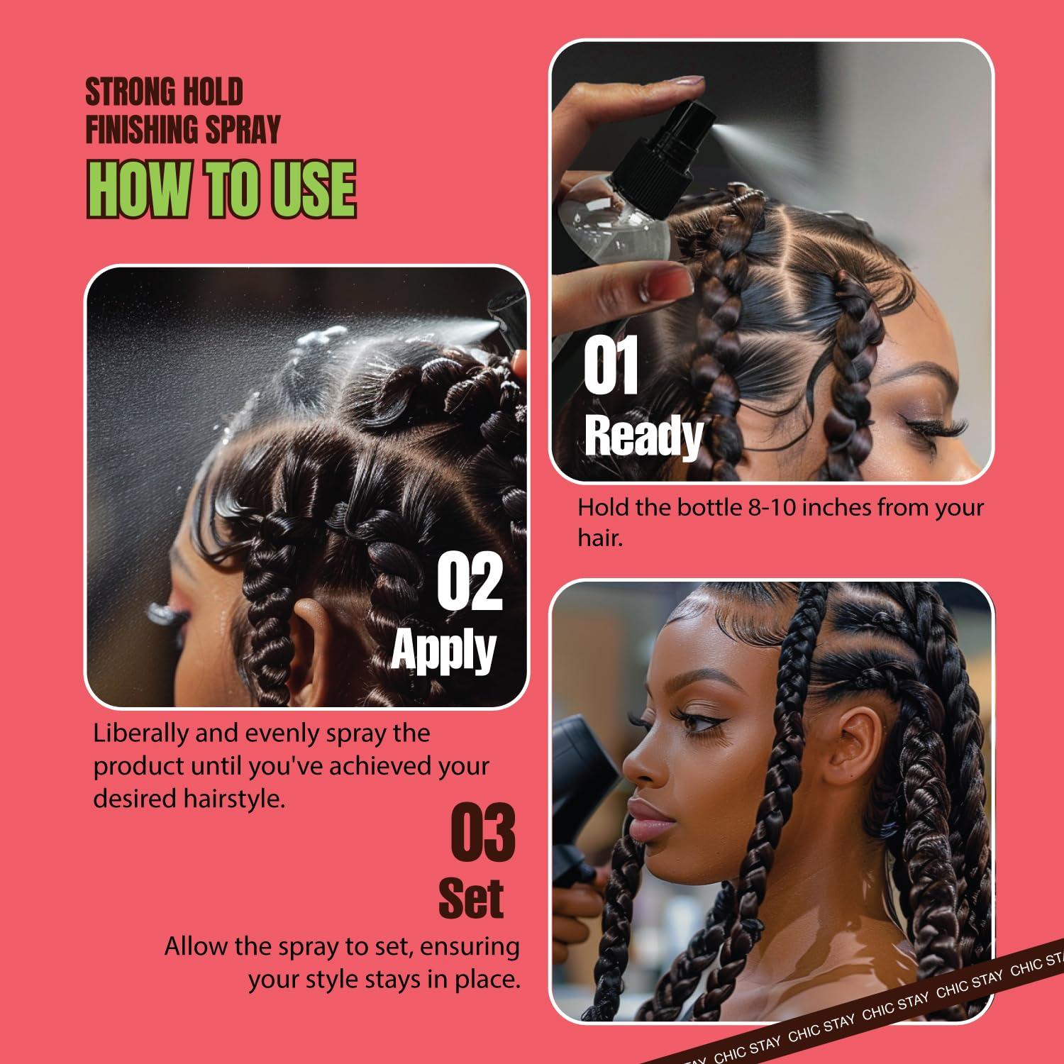 Conjunto de Cuidado Capilar Lela Beauty - 3 Sprays 80mL