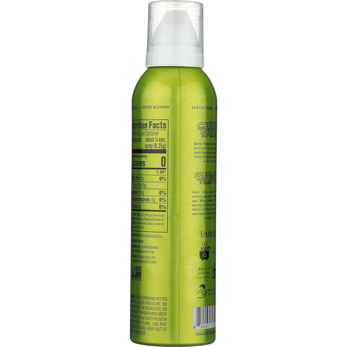 Spray de Aceite de Oliva Virgen Extra Graza Sizzle 148 ml