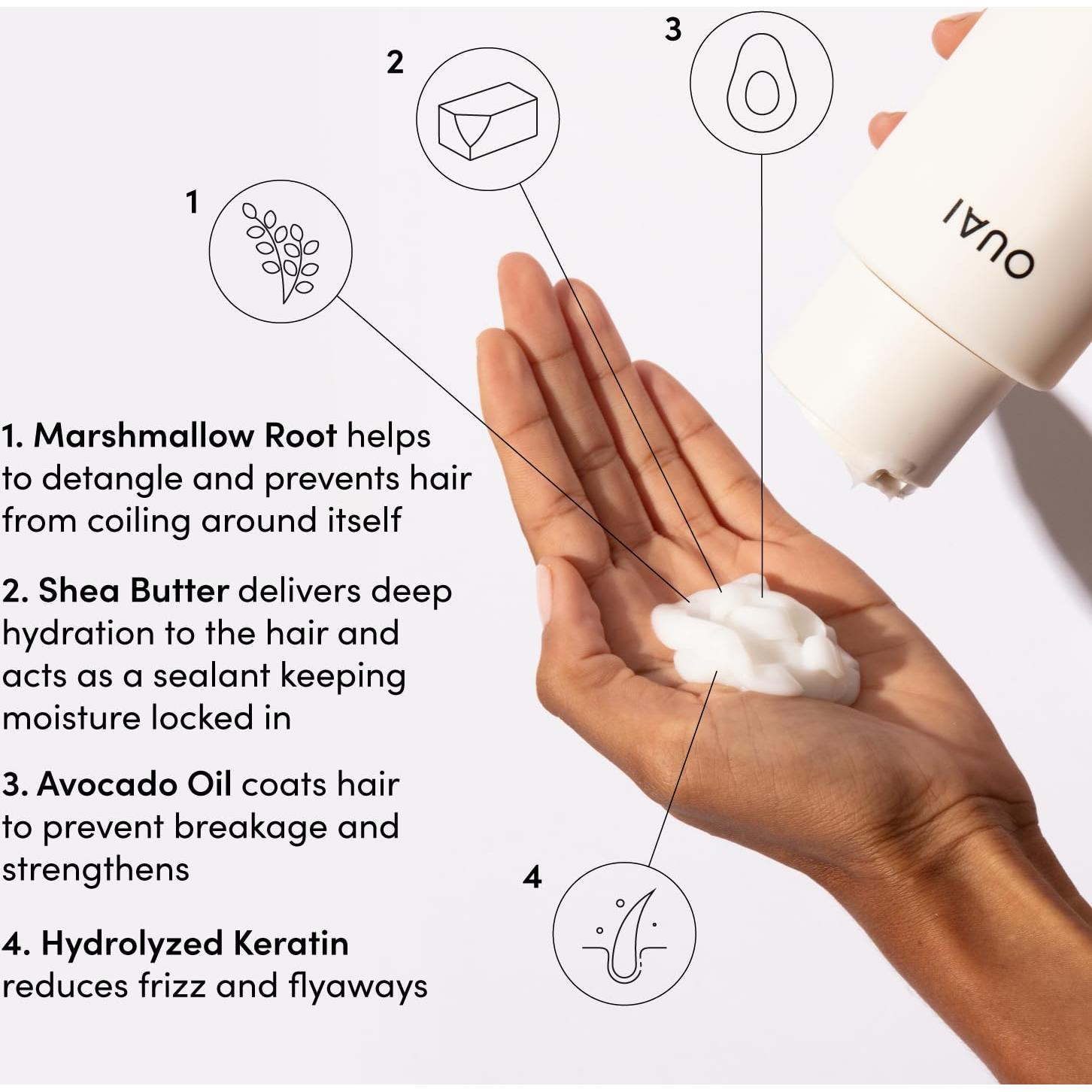 Acondicionador Hidratante OUAI 0.91 L - Cabello Seco y Frizzoso