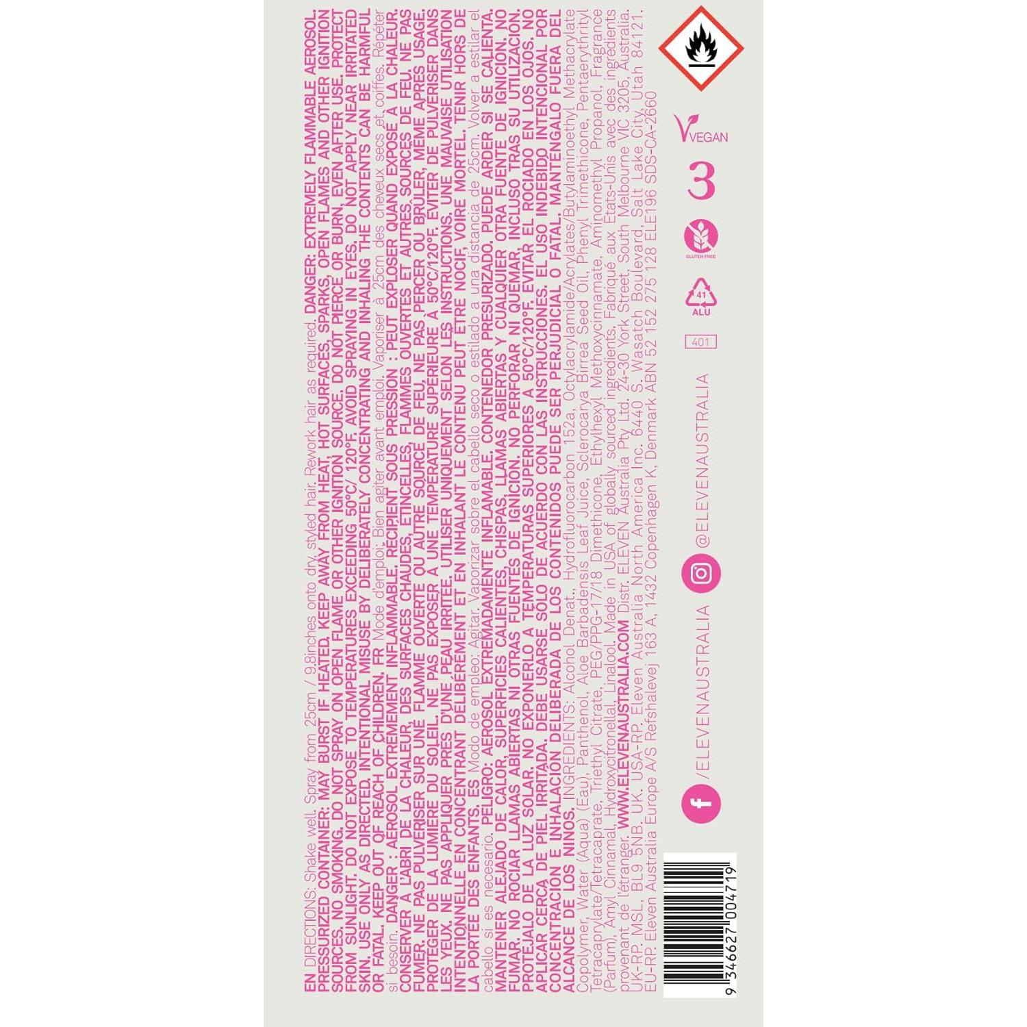 Laca Flexible ELEVEN AUSTRALIA Dame Sostenible 255 g - Anti-Frizz