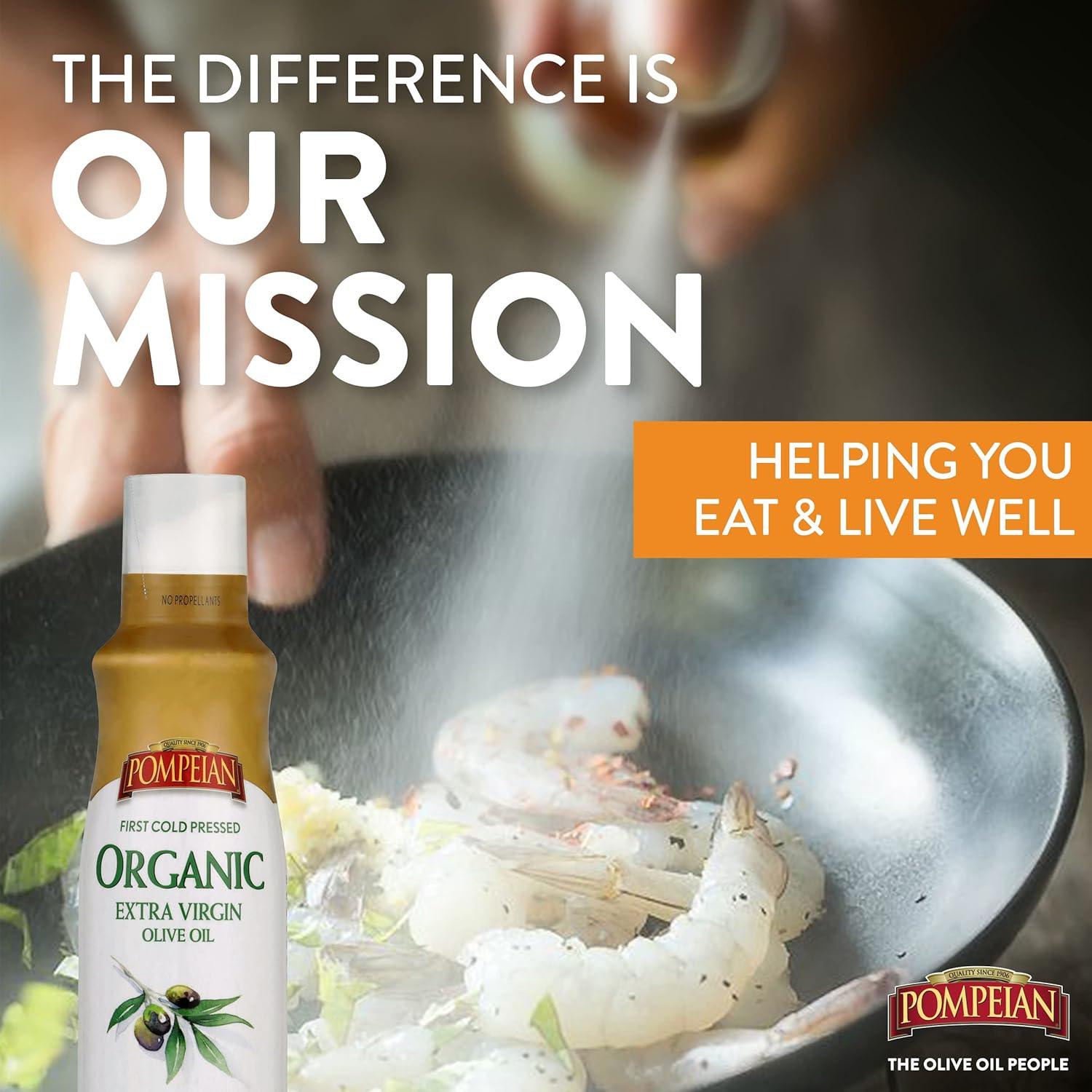 Aceite de Oliva Virgen Extra Orgánico Pompeian 3 x 148.83 ml