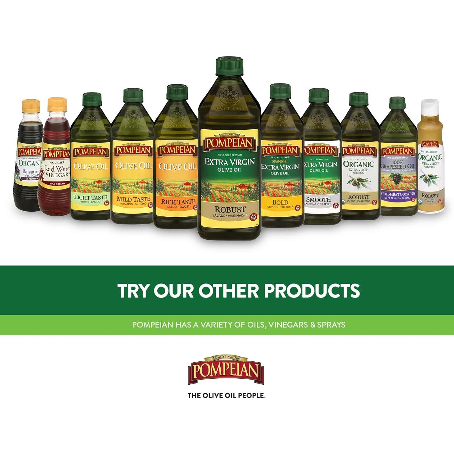 Aceite de Oliva Virgen Extra Orgánico Pompeian 3 x 148.83 ml