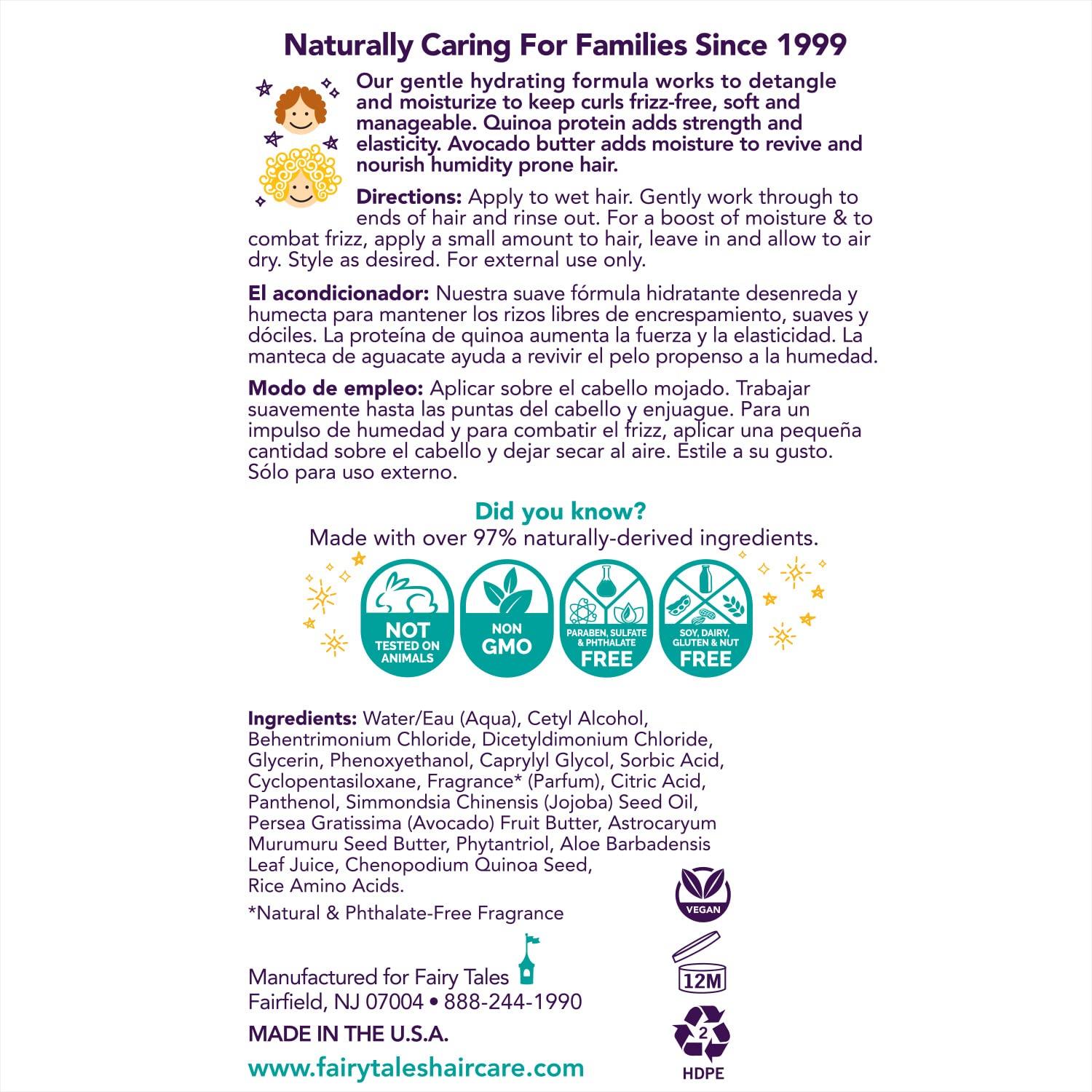 Acondicionador Curly Q Fairy Tales 907 g - Hidratante Rizado