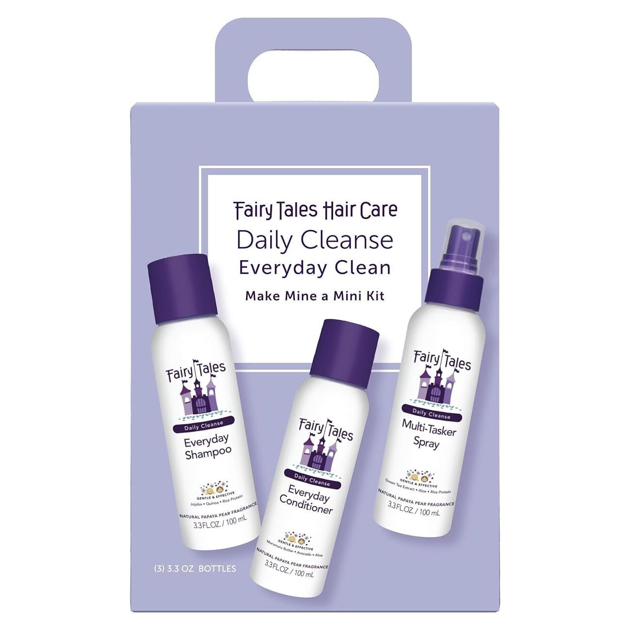 Kit de Viaje Champú y Acondicionador Fairy Tales - 3 Paquete 340g