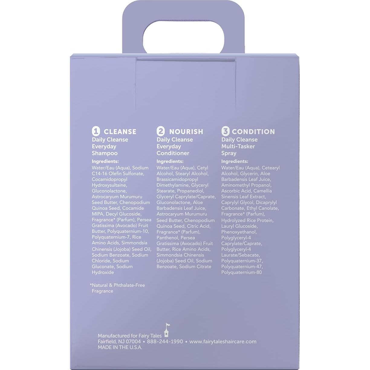 Kit de Viaje Champú y Acondicionador Fairy Tales - 3 Paquete 340g