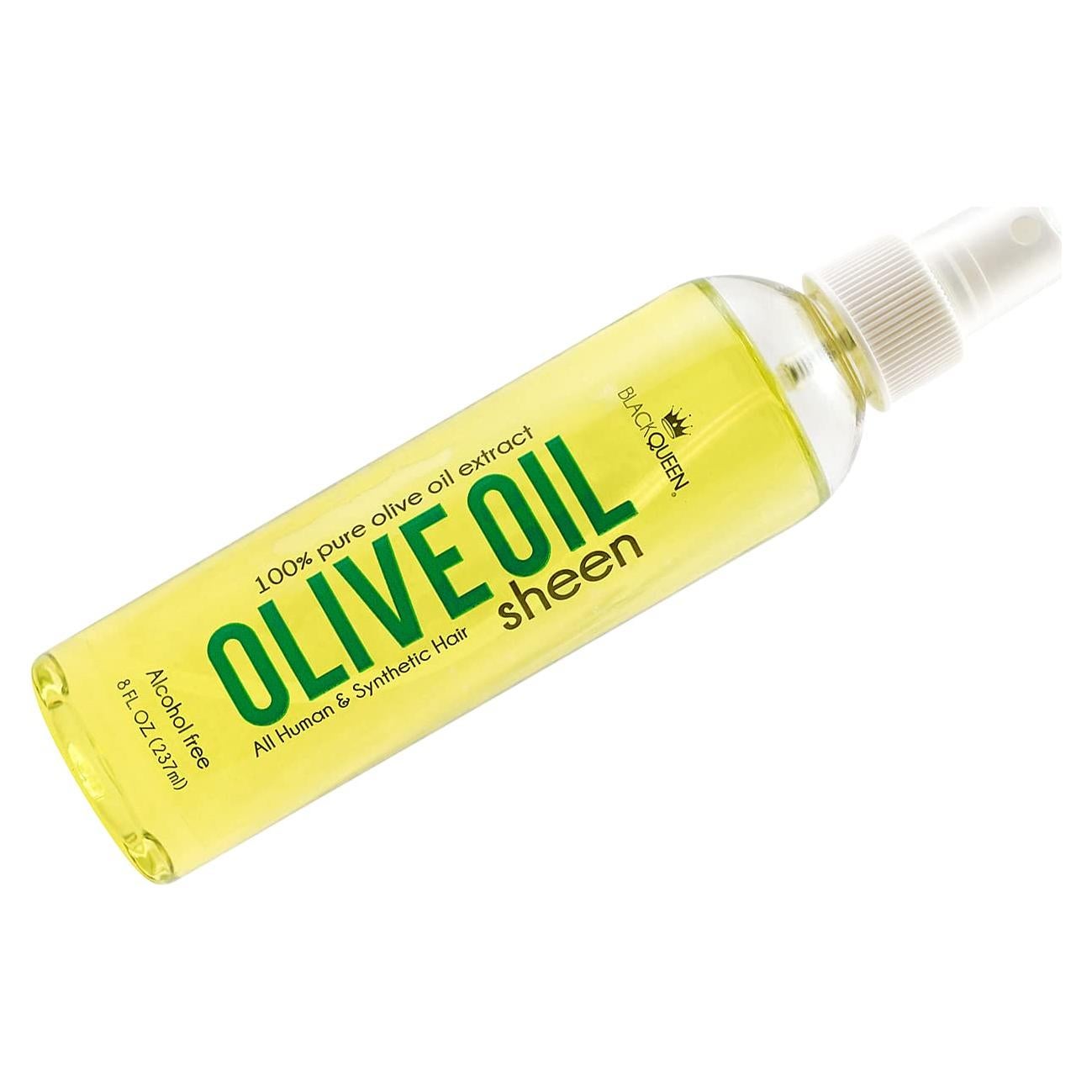 Spray Brillo Aceite de Oliva Black Queen 2x226.8ml Sin Fragancia