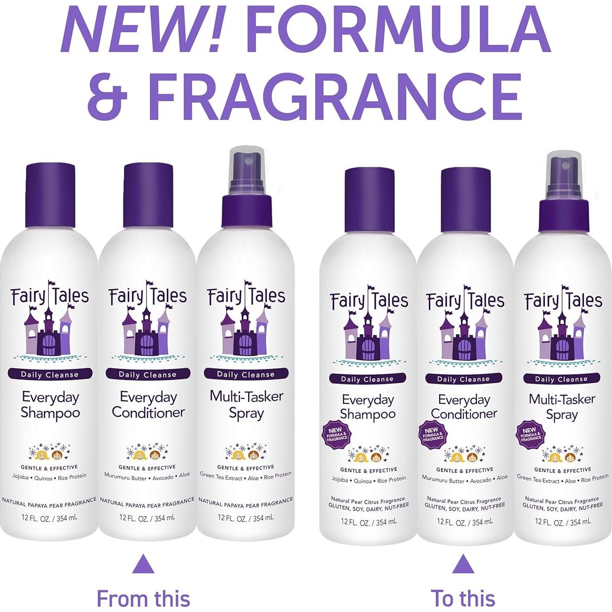 Champú y Acondicionador Fairy Tales Daily Cleanse 3x354.88ml