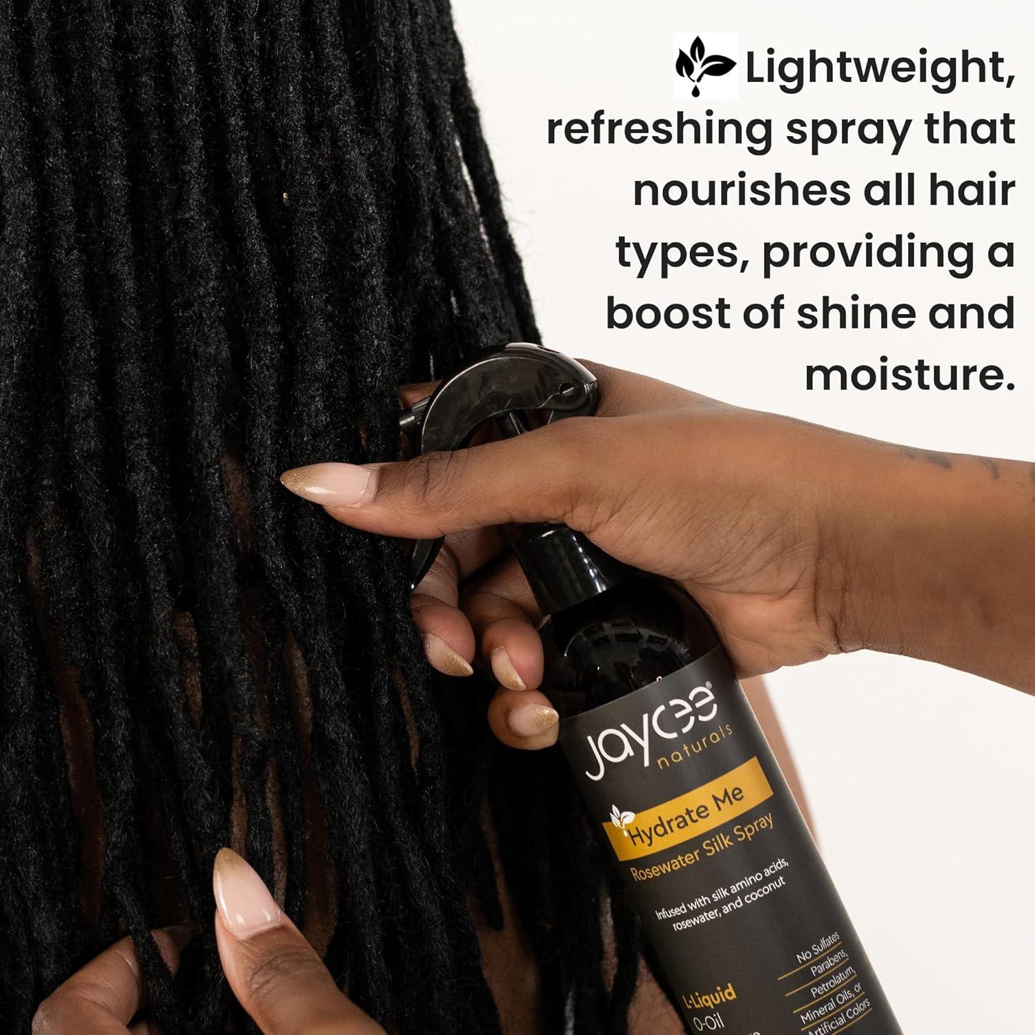 Mini Paquete de Hidratación Jaycee Naturals - Spray, Crema y Mantequilla