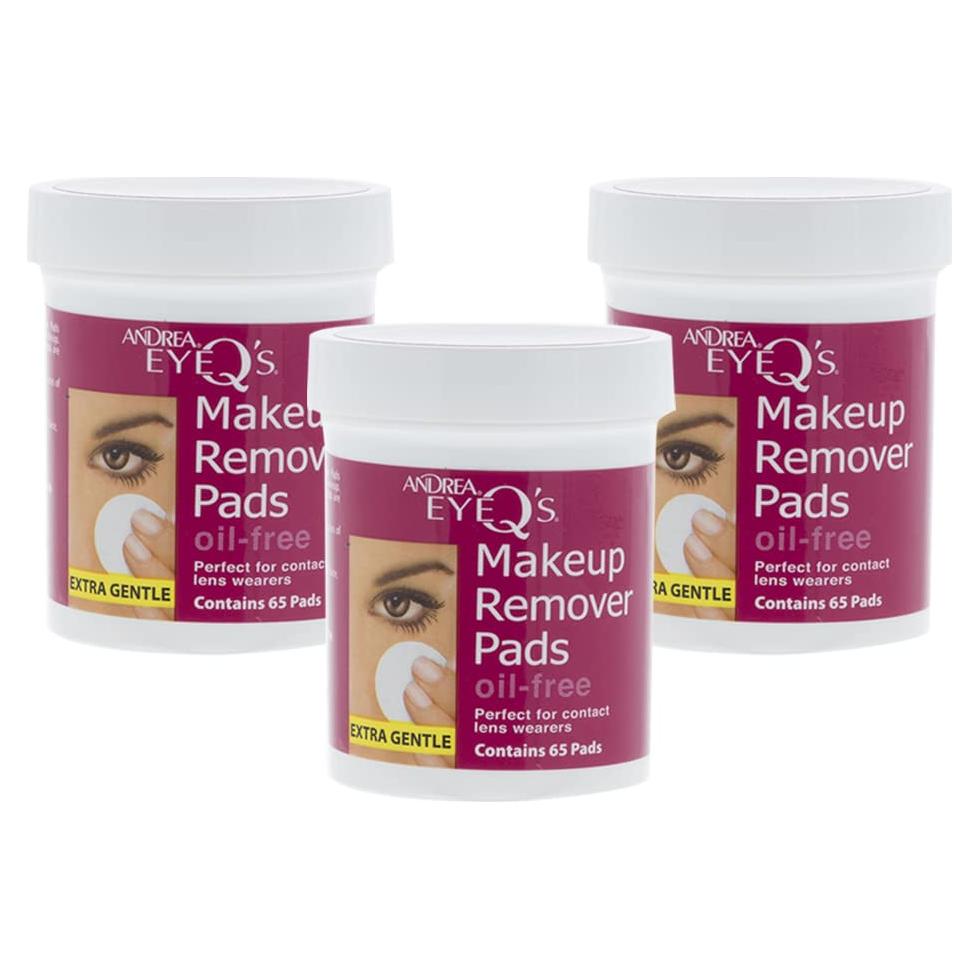 Toallitas Desmaquillantes Andrea Eye Q's Sin Aceite 65 Unidades