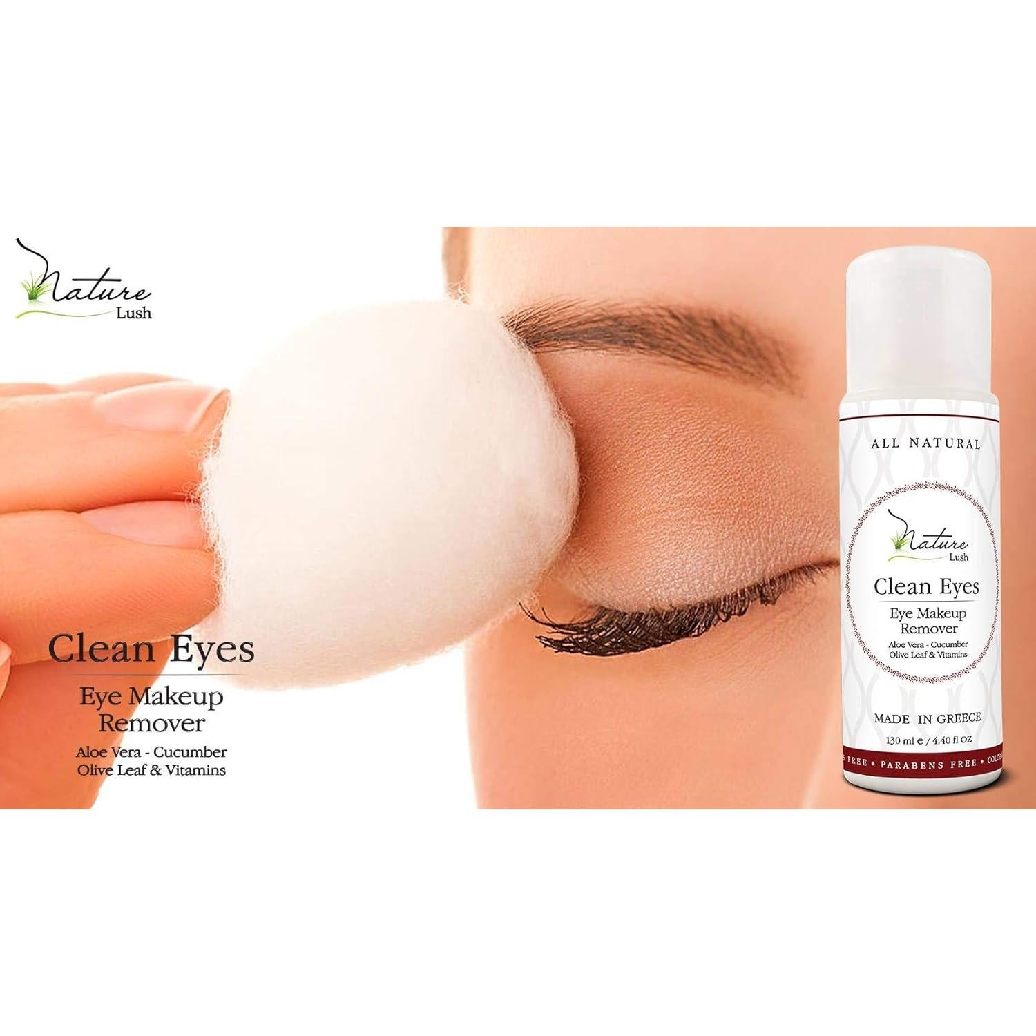 Desmaquillante Natural para Ojos y Rostro Nature Lush 125 ml