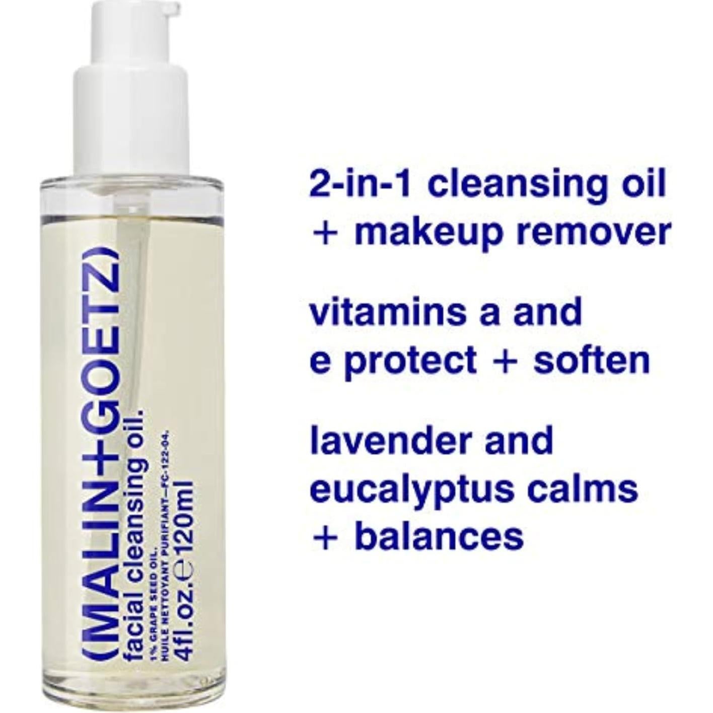 Malin + Goetz Aceite Limpiador Facial 118 ml - Desmaquillante 2 en 1