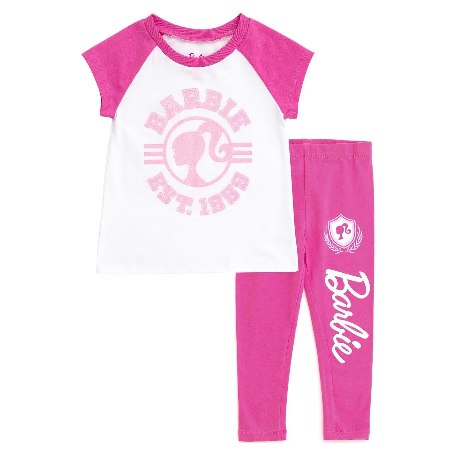 Conjunto camiseta y leggings Barbie 10-12 años magenta