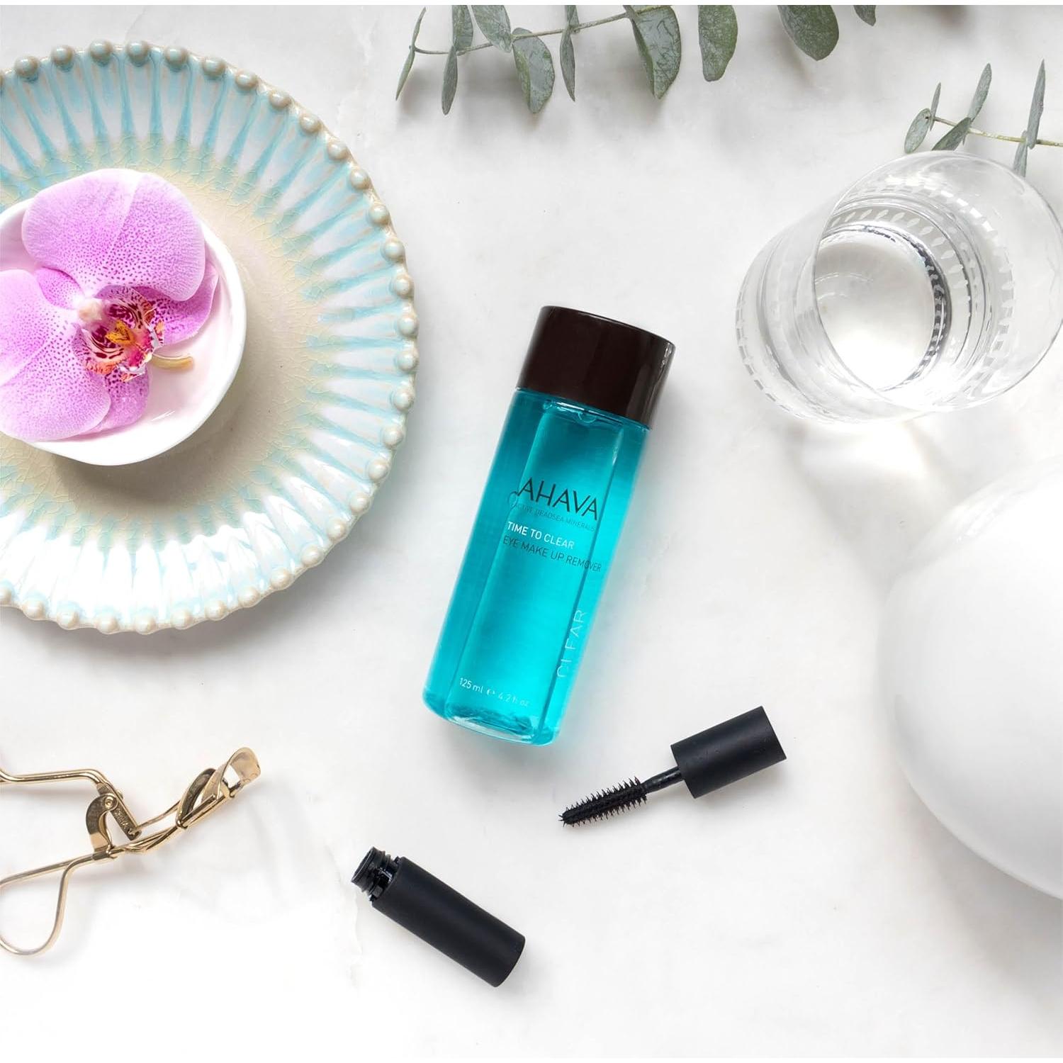 Desmaquillante de Ojos Bifásico AHAVA 124 ml - Sin Parabenos