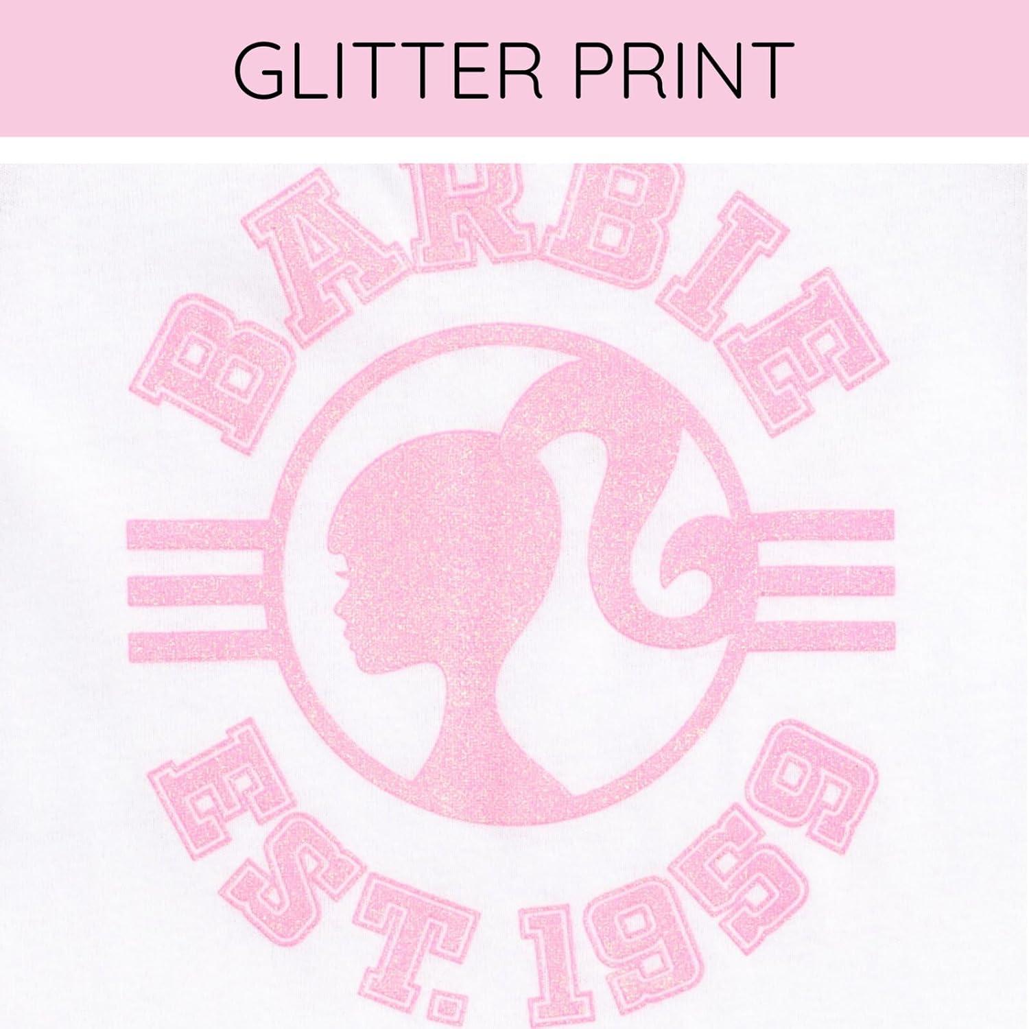 Conjunto camiseta y leggings Barbie 2T-14-16 corazones