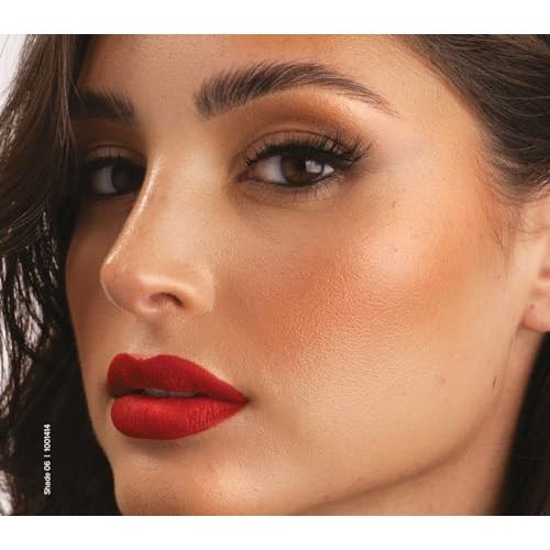 Pintalabios Líquido Mate FARMASi Amor Rojo 24g Larga Duración