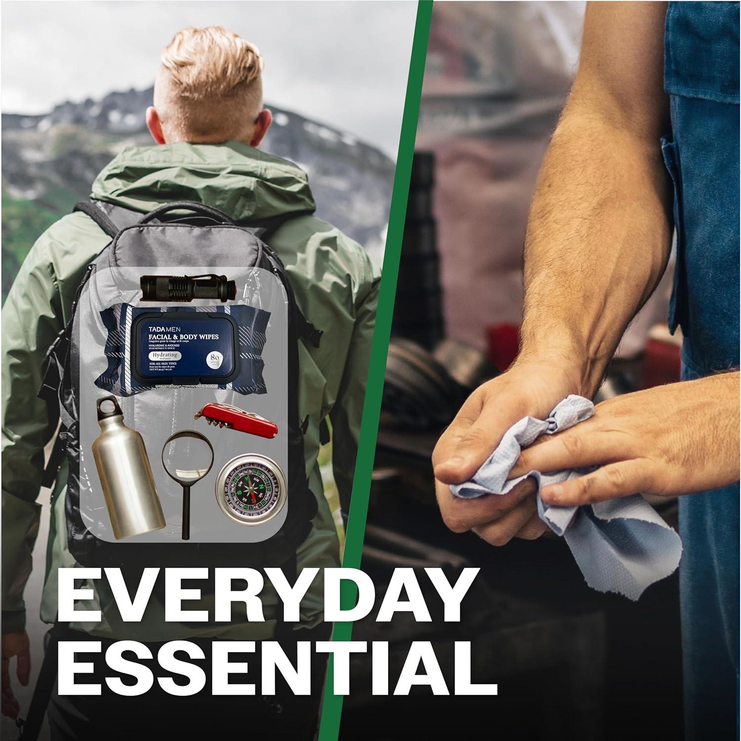 Toallitas Limpiadoras TADA para Cara y Cuerpo - 160 Unidades