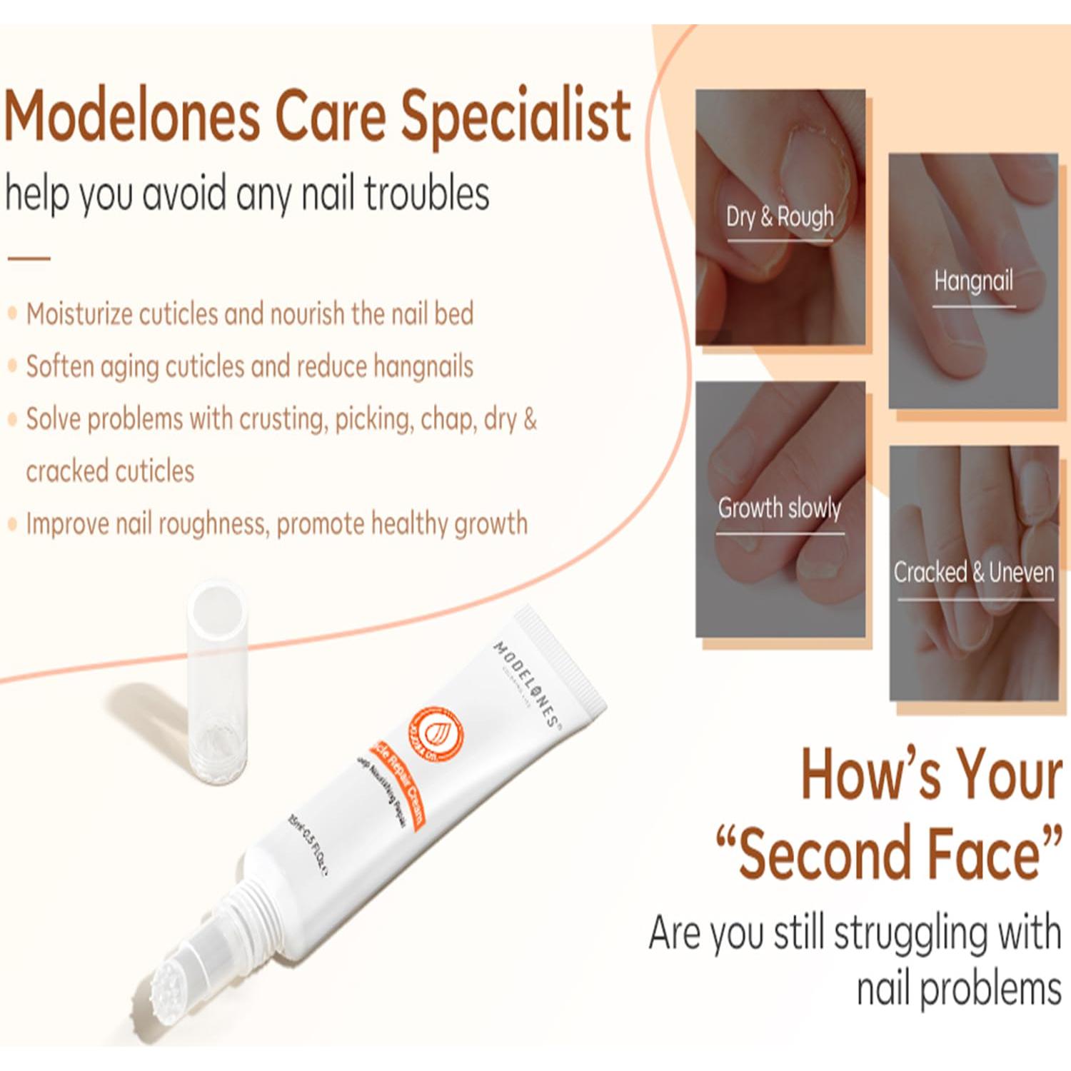 Crema para Cutículas Modelones 15ML - Hidratante con Jojoba