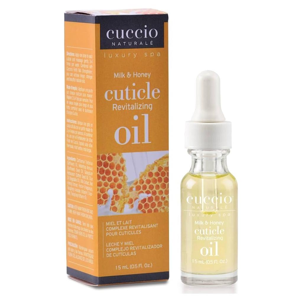 Aceite Revitalizador de Cutículas Cuccio Leche y Miel 15 ml