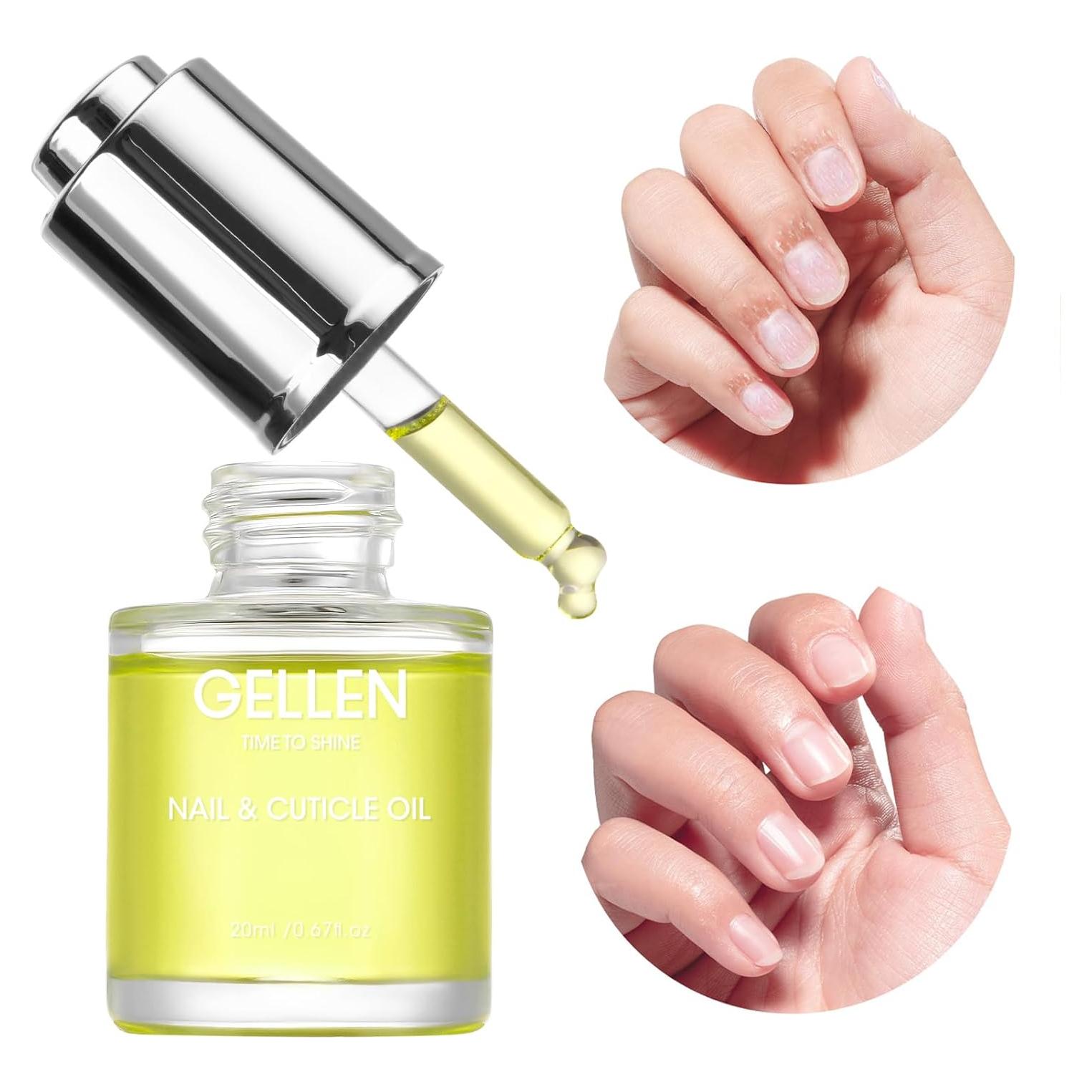 Aceite para Uñas y Cutículas Gellen 19.3g - Crecimiento y Fortalecimiento