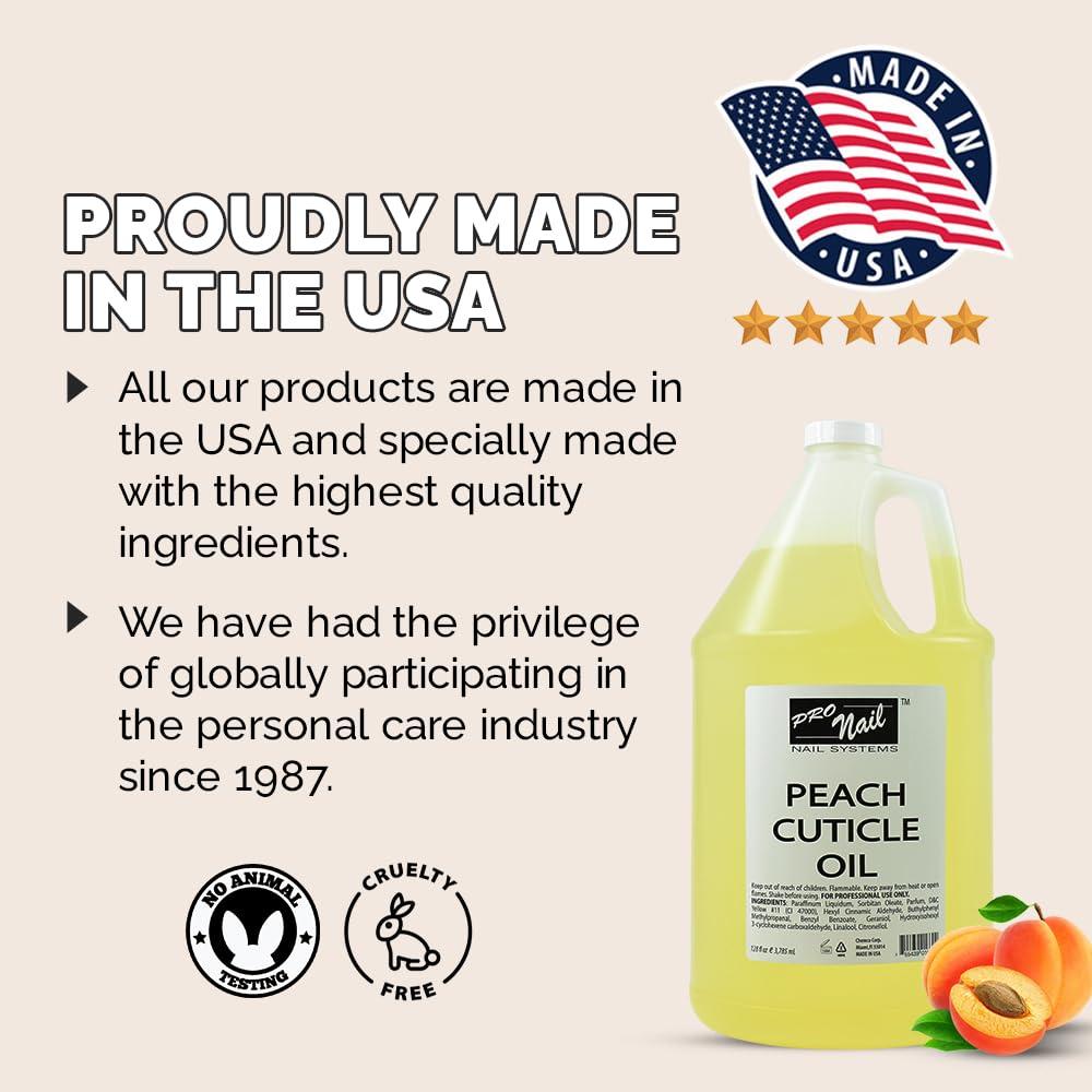 Aceite Revitalizante para Cutículas ProNail Durazno 3.78L