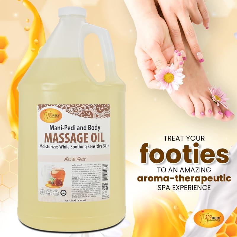 Aceite de Masaje SPA REDI 3.78L Leche y Miel - Hidratante