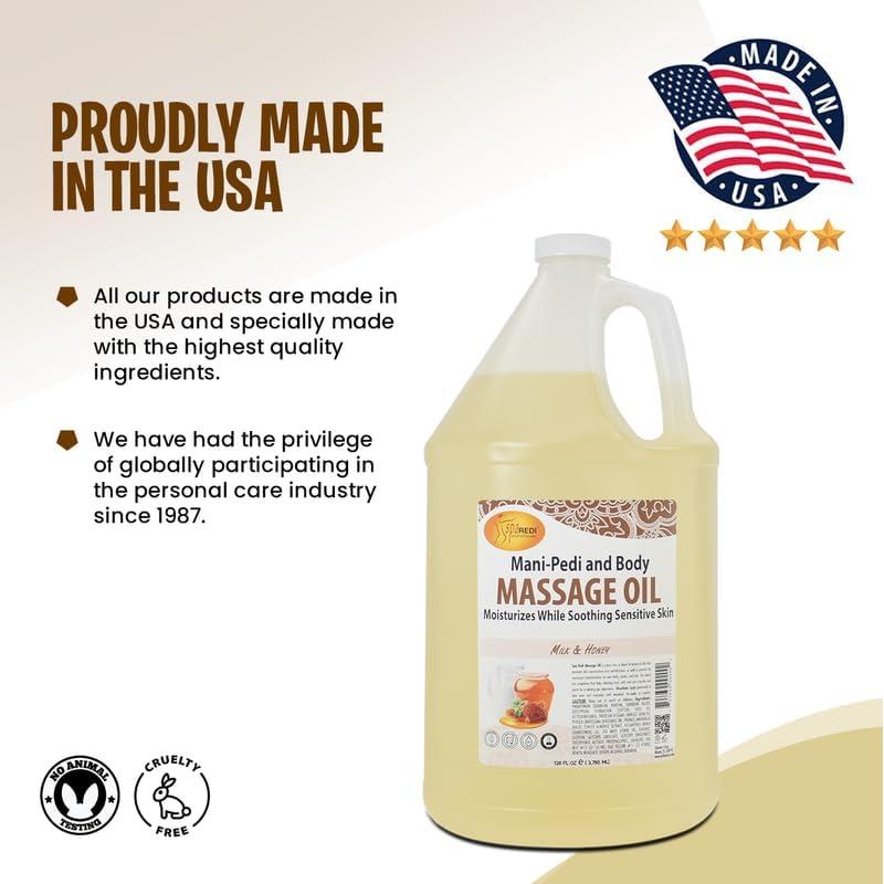 Aceite de Masaje SPA REDI 3.78L Leche y Miel - Hidratante