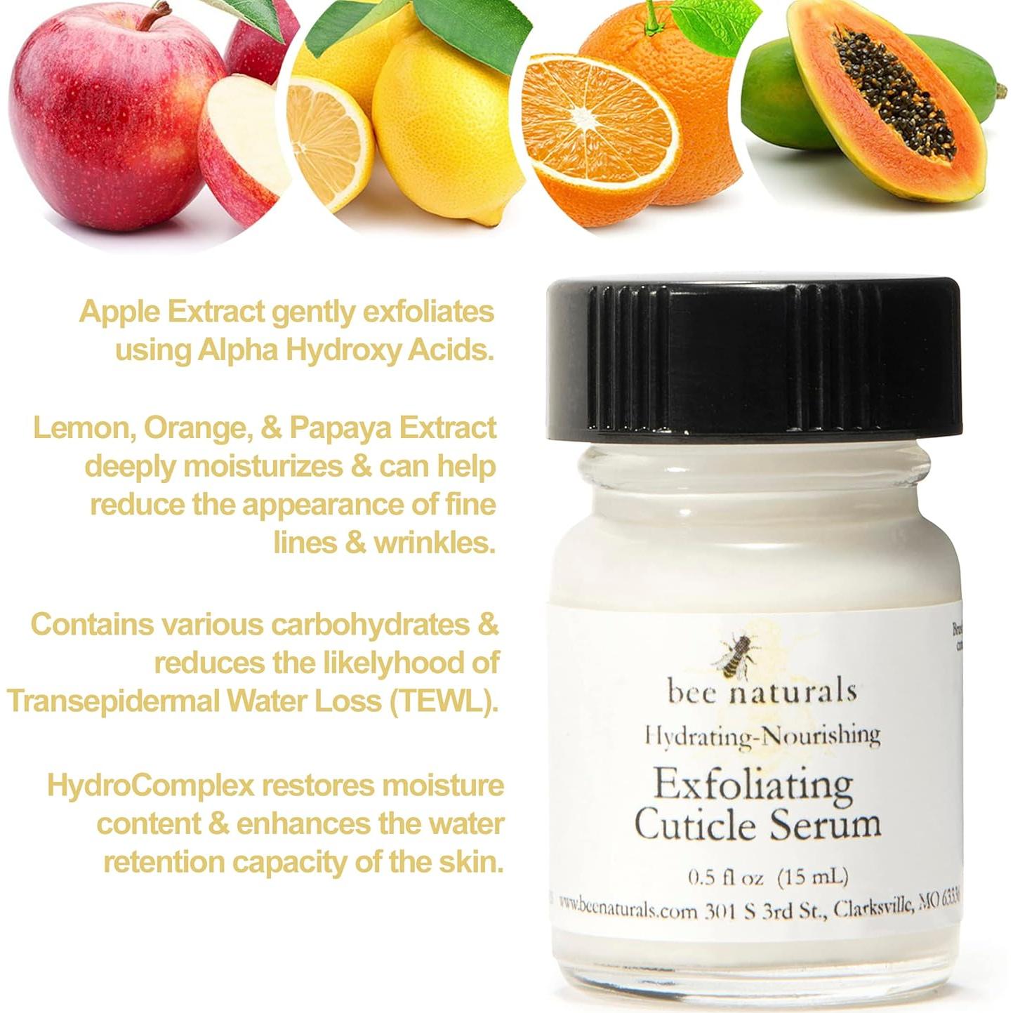 Suero Exfoliante para Cutículas Bee Naturals 49.6g HydroComplex