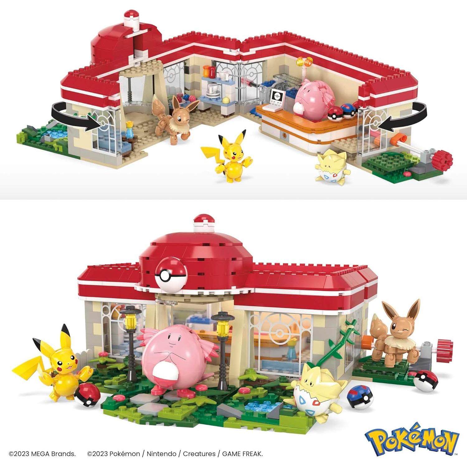 Set de Construcción Pokémon Mattel Centro Pokémon 648 Piezas