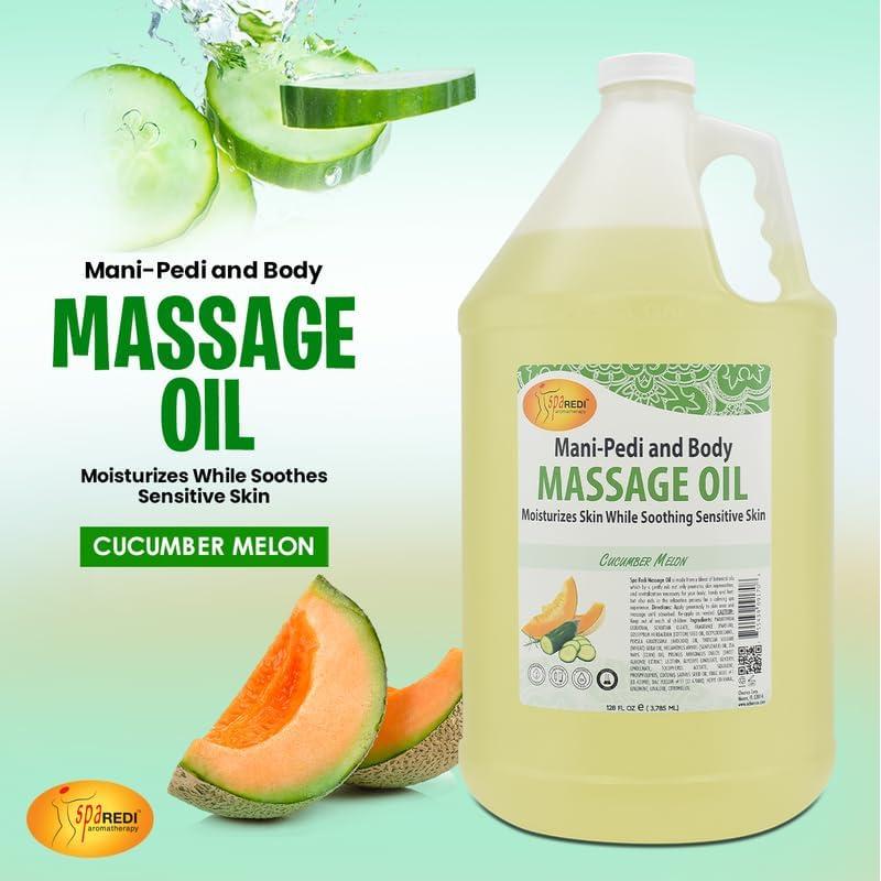 Aceite de Masaje SPA REDI Pepino y Melón 3.78L - Hidratante