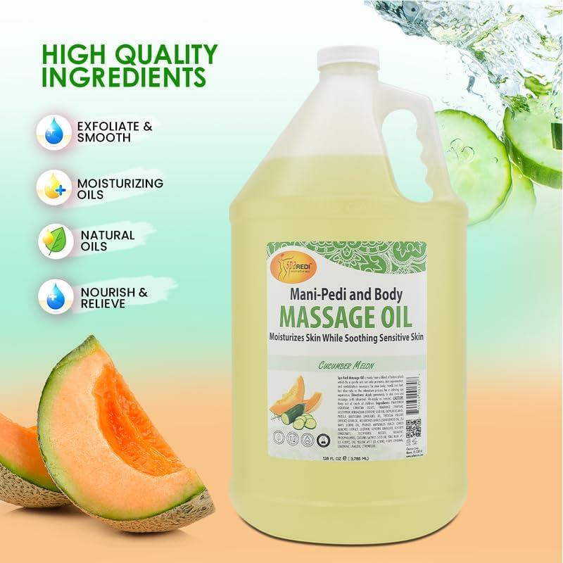 Aceite de Masaje SPA REDI Pepino y Melón 3.78L - Hidratante