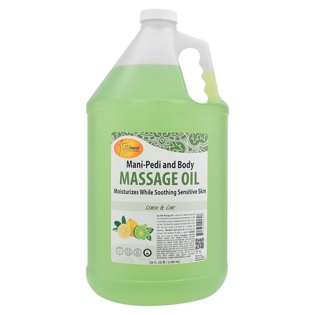 Aceite de Masaje SPA REDI Limón y Lima 3.78L - Hidratante