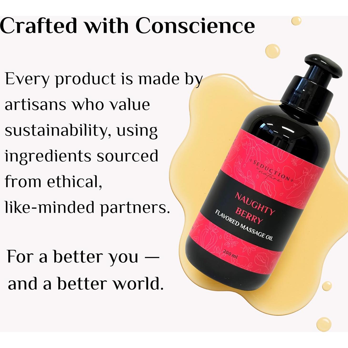 Aceite de Masaje Seduction by Nature 219g - Alivio Muscular y Relajación