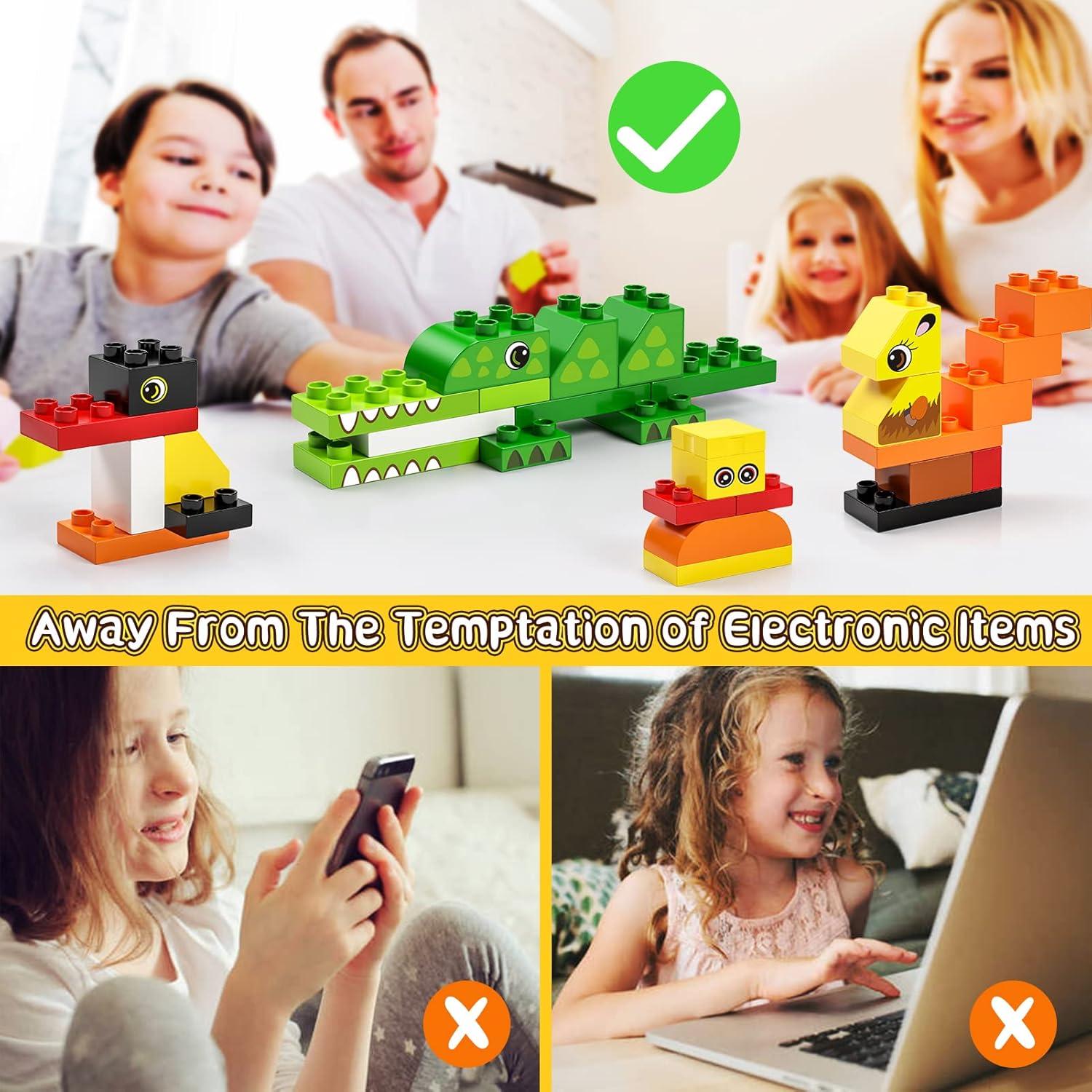 Bloques de Construcción Burgkidz 135 Pcs Tamaño Grande