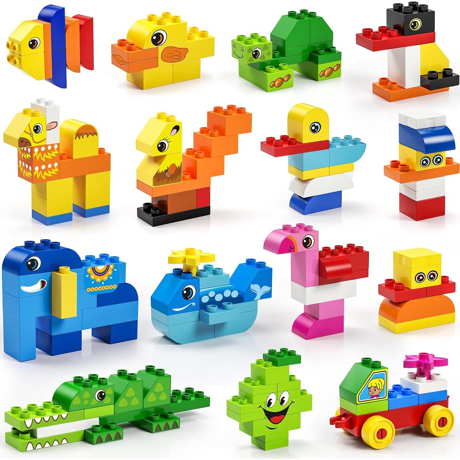 Bloques de Construcción Burgkidz 135 Pcs Tamaño Grande