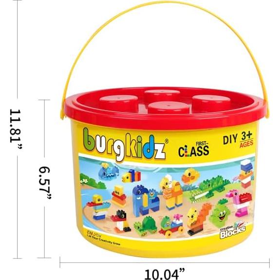 Bloques de Construcción Burgkidz 135 Pcs Tamaño Grande