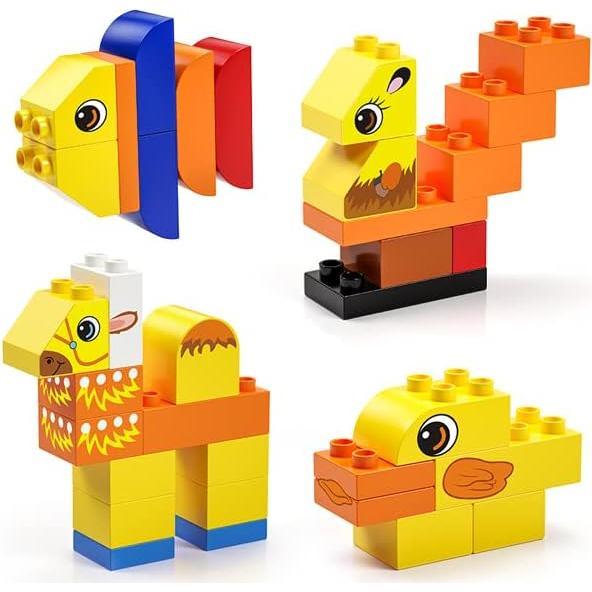 Bloques de Construcción Burgkidz 135 Pcs Tamaño Grande