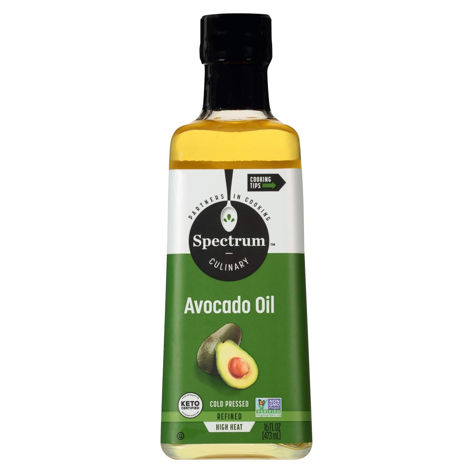 Aceite de Aguacate Spectrum Naturals 473 ml - Sin Grasas Hidrogenadas