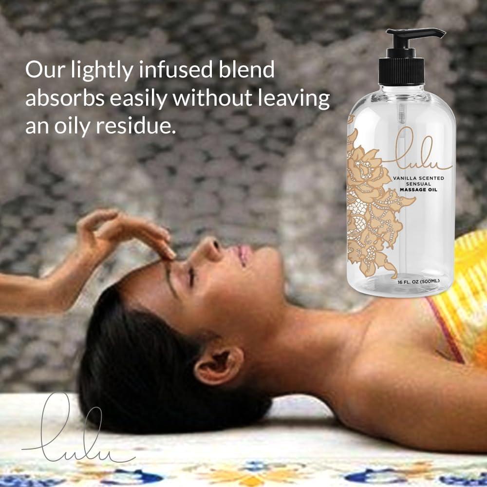 Aceite de Masaje Lulu Vainilla 0.47L - Coco Fraccionado