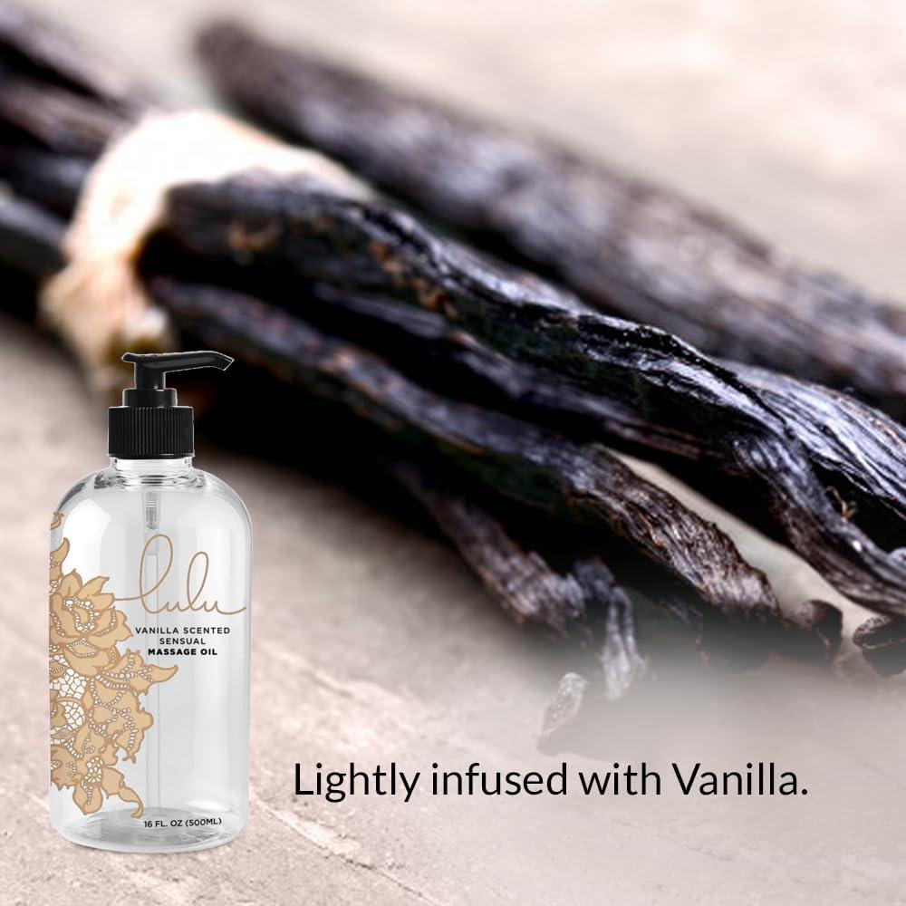 Aceite de Masaje Lulu Vainilla 0.47L - Coco Fraccionado