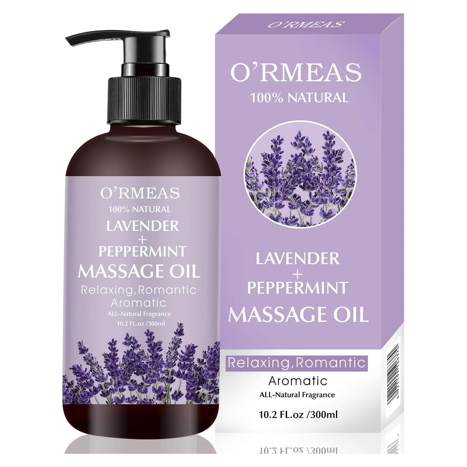 Aceite de Masaje O'RMEAS Lavanda y Menta 302 ml Hidratante