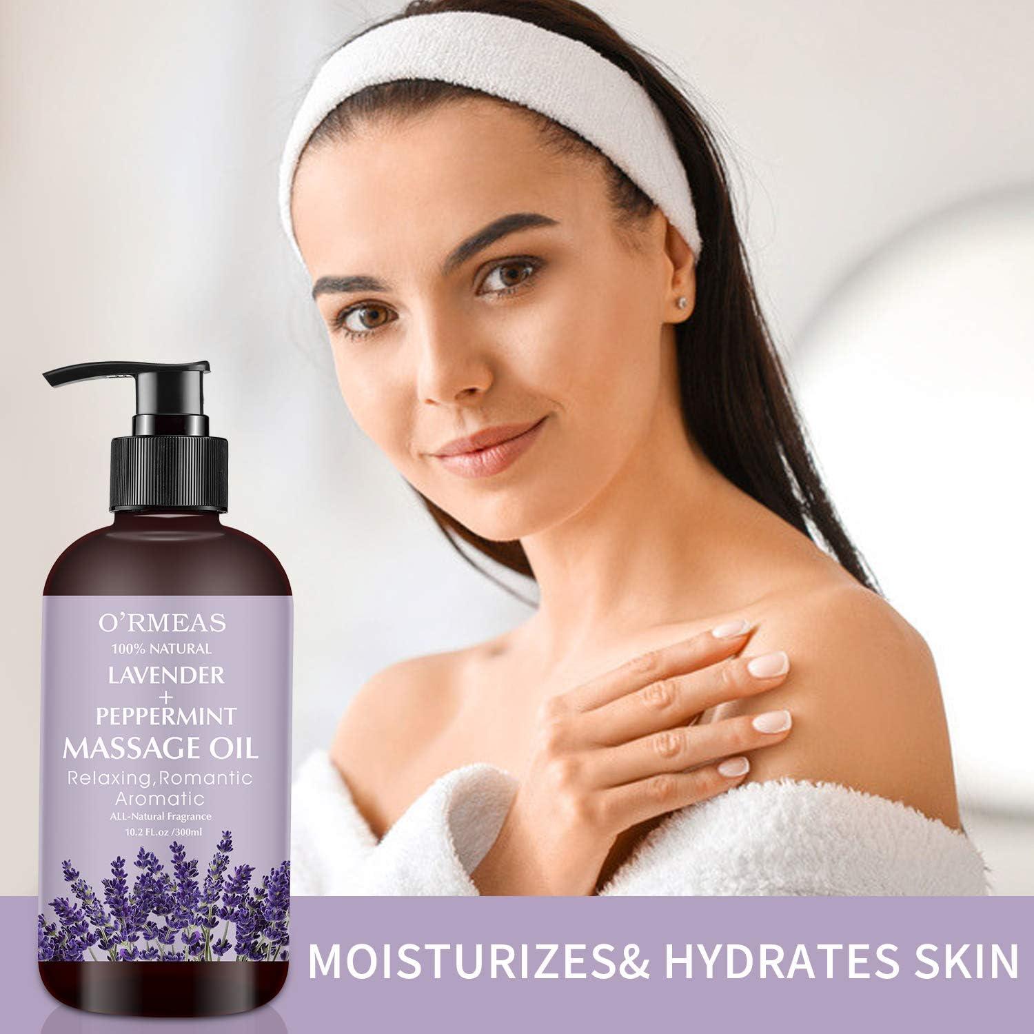 Aceite de Masaje O'RMEAS Lavanda y Menta 302 ml Hidratante